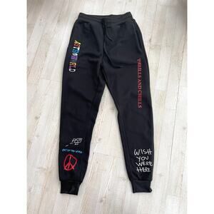 Travis Scott Astroworld Champion Thrills and Chills Sweatpants Official‎ Merch S